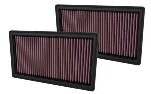 Land Rover Range Rover Engine Air Filter - K&N Engineering - High-Flow Drop-In (Washable/Reusable, Oiled Cotton) - 2022+